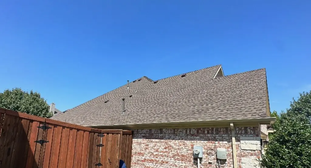 Completed roof replacement project in Bull Mountain
